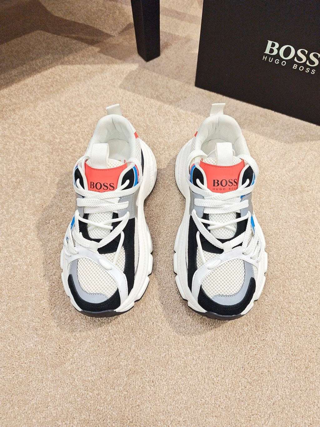Hugo Boss Men's Mesh Panel Sneakers