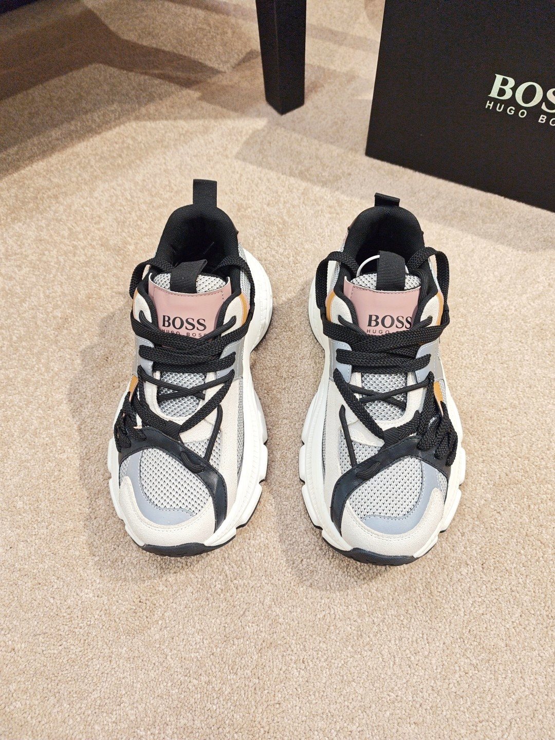 Hugo Boss Men's Mesh Panel Sneakers