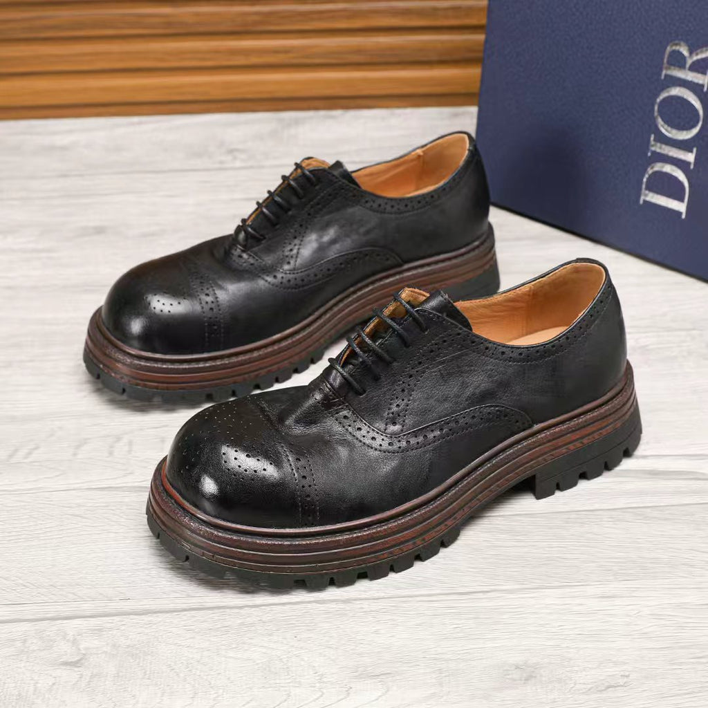 Dior Lace-Up Brogue Shoes