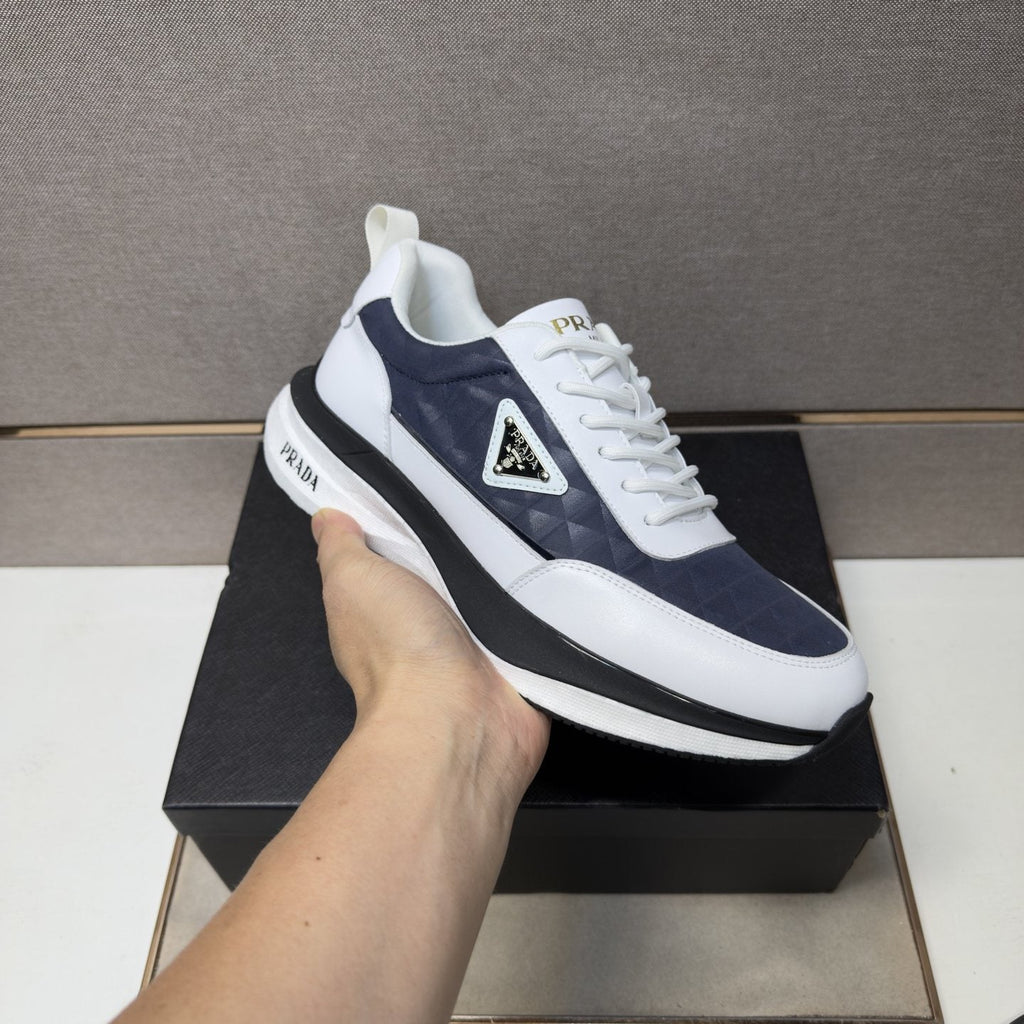 Prada Quilted Panel Sneakers