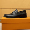 Louis Vuitton Embossed Buckle Loafers - Low-Profile Sole