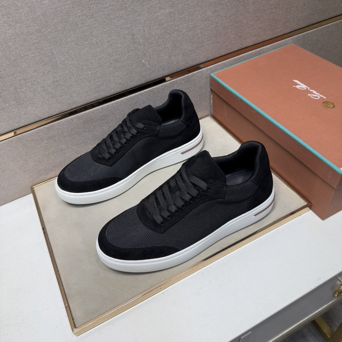Men's Textured Panel Sneakers