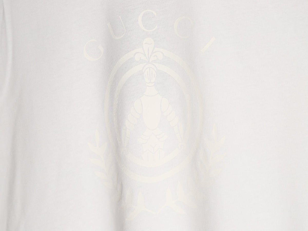 Gucci Crew-Neck Short-Sleeve T-Shirt - White