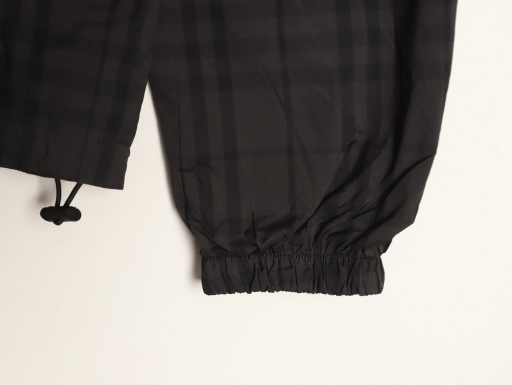 Burberry Reversible Check Hooded Jacket - Black and Charcoal